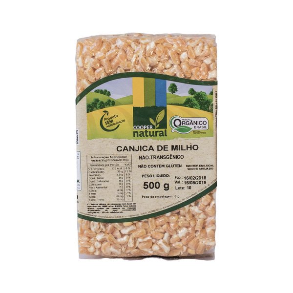 Canjica de Milho Amarelo Coopernatural - 1kg