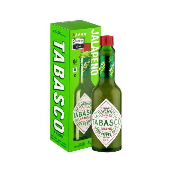 Molho de Pimenta Jalapeño Verde Tabasco - 60ml