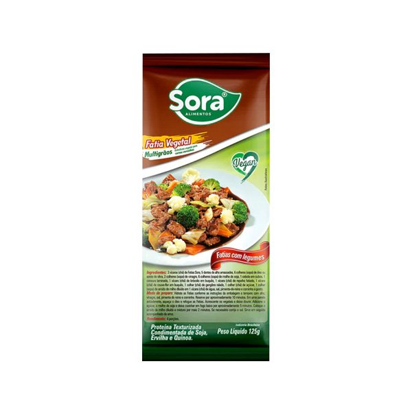 Filé Vegetal em Fatias Sora - 125g