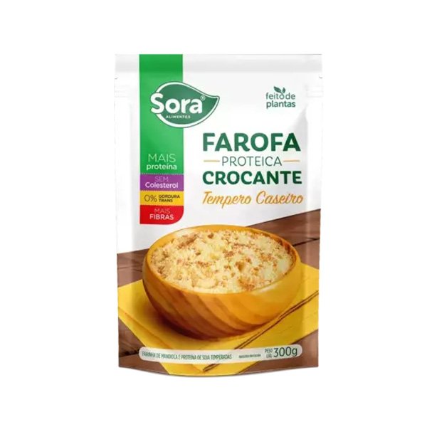 Farofa Proteica Tempero Caseiro Sora - 300g