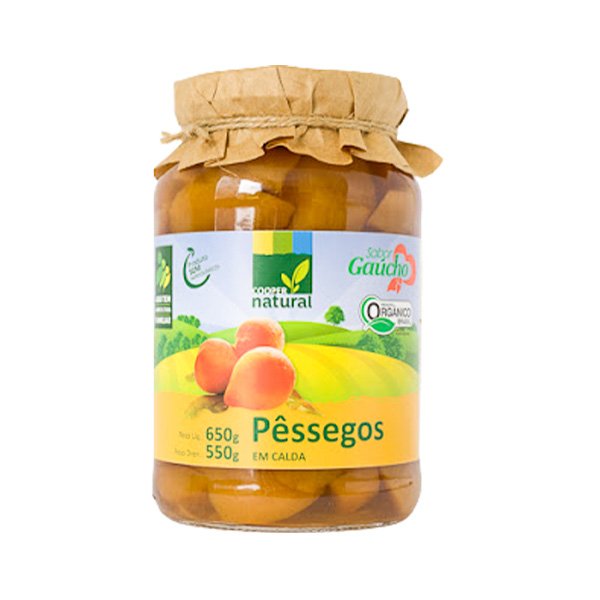 Pêssegos em Calda Coopernatural - 550g