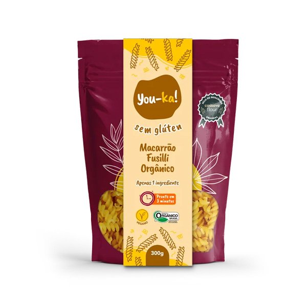 Macarrão Fusilli s/ Glúten You-ka! - 300g
