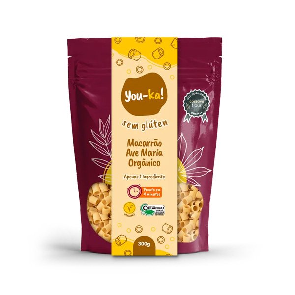 Macarrão Ave Maria s/ Glúten You-ka! - 300g