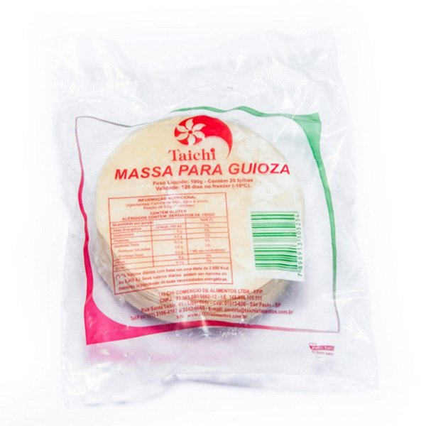 Massa p/ Guioza - 20 uni 190G