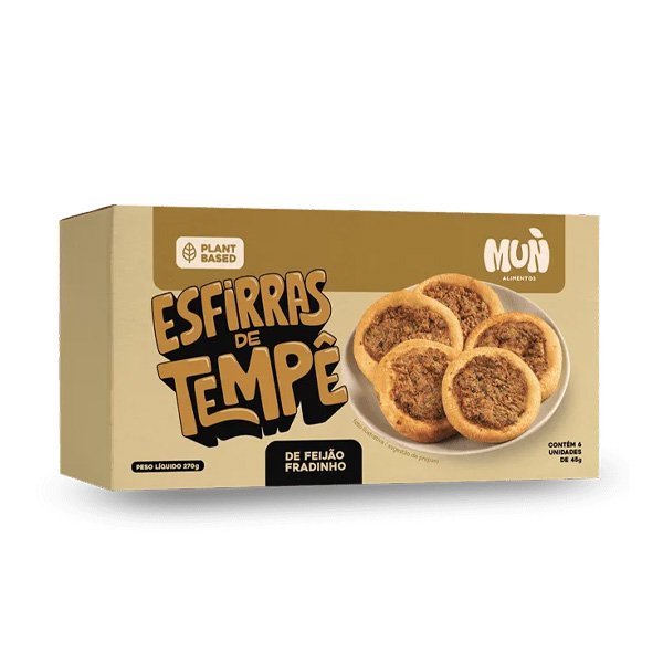 Esfirras de Tempê de Feijão Fradinho e Arroz Negro - 270g
