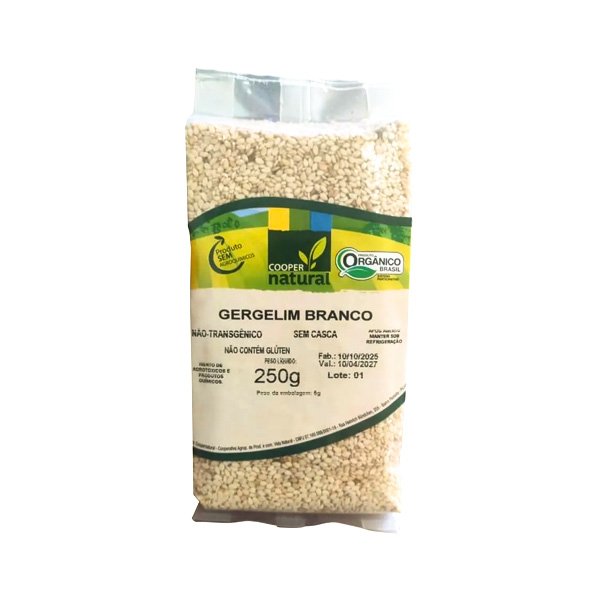 Gergelim Branco Coopernatural - 250g
