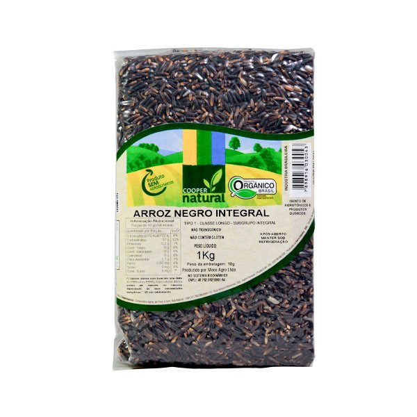 Arroz Negro Integral Coopernatural - 1kg