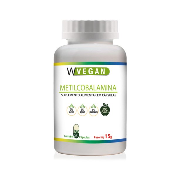 Vitamina B12 Metilcobalamina 9,94mcg WVegan - 15g