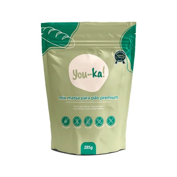 Mix para Pão Premium Sem Glúten You-ka! - 285g