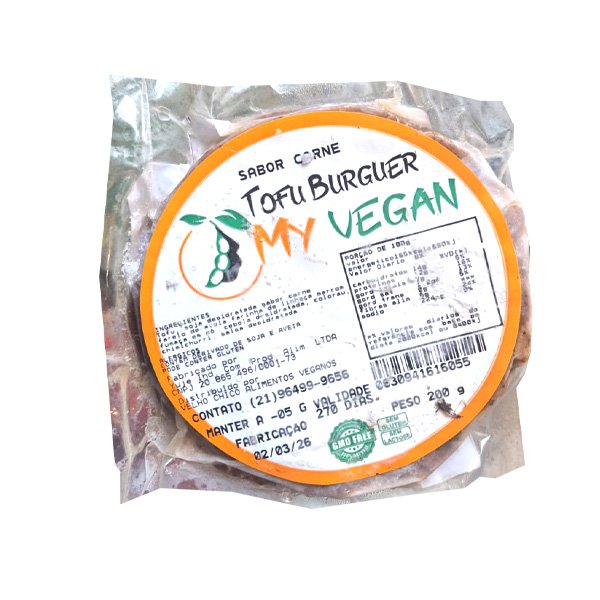Tofu Burguer sabor Carne My Vegan - 200g