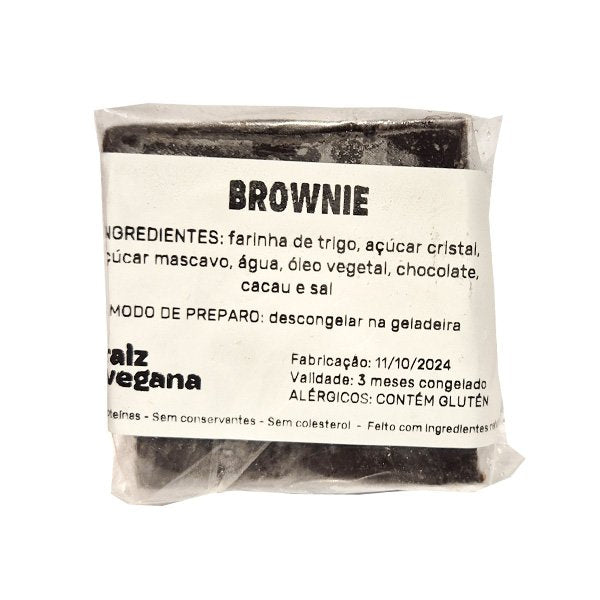 Brownie Raiz Vegana