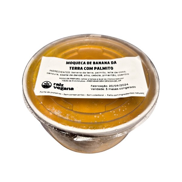 Moqueca de Banana da Terra c/ Palmito G Raiz Vegana - 350g