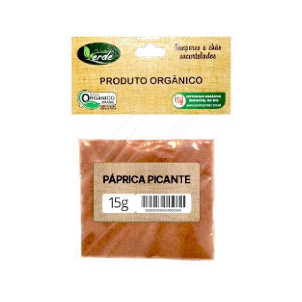 Páprica Picante Quintal Verde - 15g