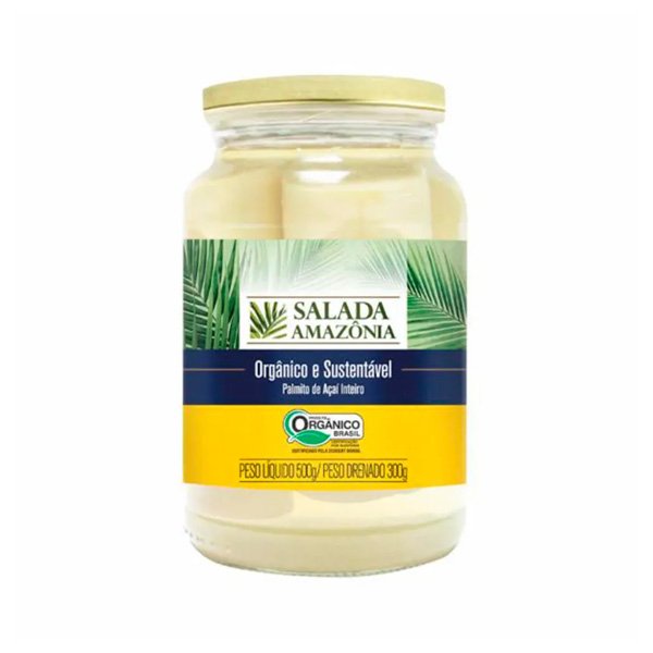 Palmito Inteiro em Conserva G Salada Amazônia