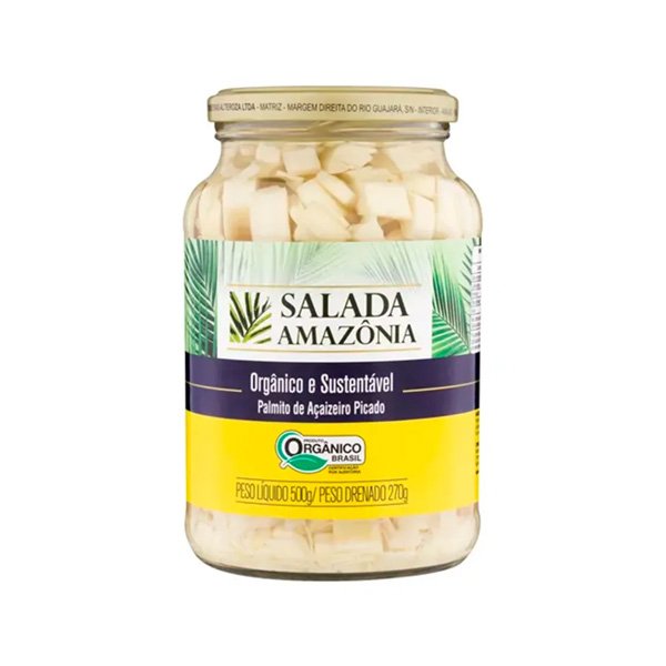 Palmito Picado em Conserva Salada Amazônia - 500g