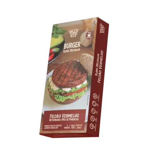 Hambúrguer Feijão Vermelho Veggie Roots