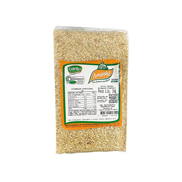 Arroz Cateto Integral - 1kg