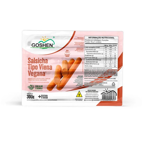 Salsicha Viena Goshen - 300g