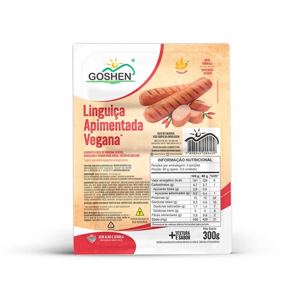 Linguiça Apimentada Goshen - 300g