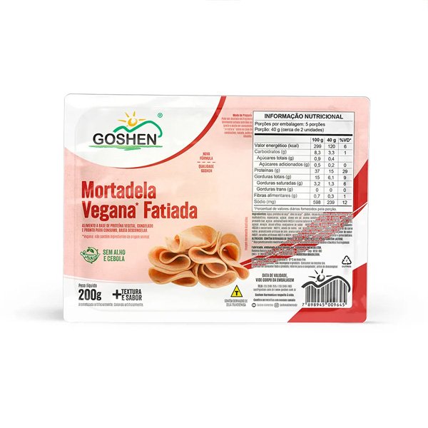 Mortadela Fatiada Goshen - 200g
