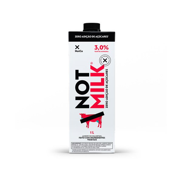 Leite Vegetal Zero Açúcar NotCo - 1l