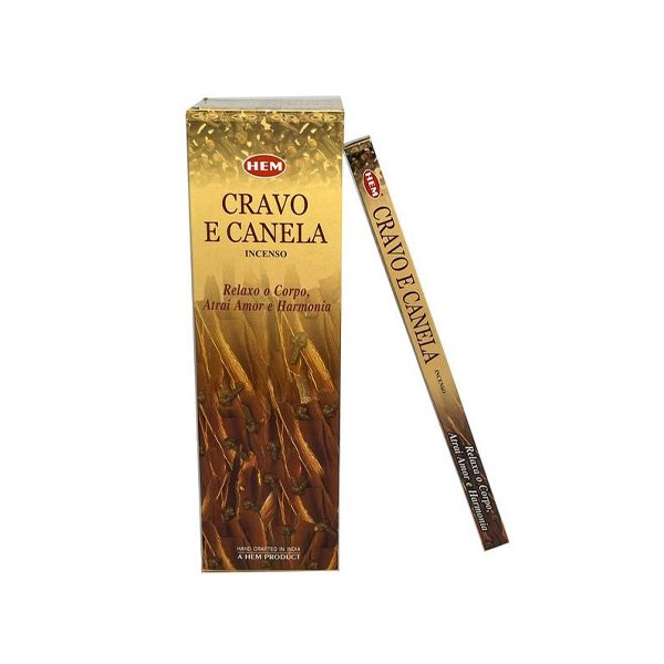 Incenso Cravo e Canela HEM - un./8 varetas