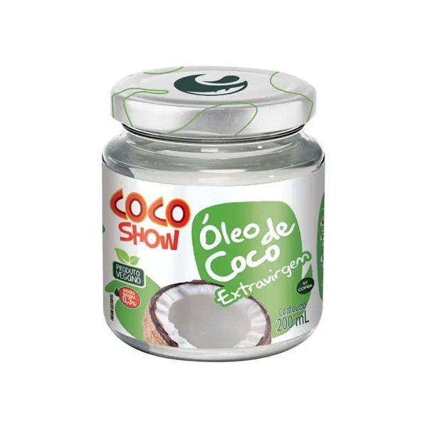 Óleo de Coco Extra Virgem P Coco Show - 200ml