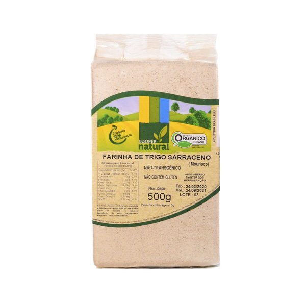 Farinha de Trigo Sarraceno Coopernatural - 500g