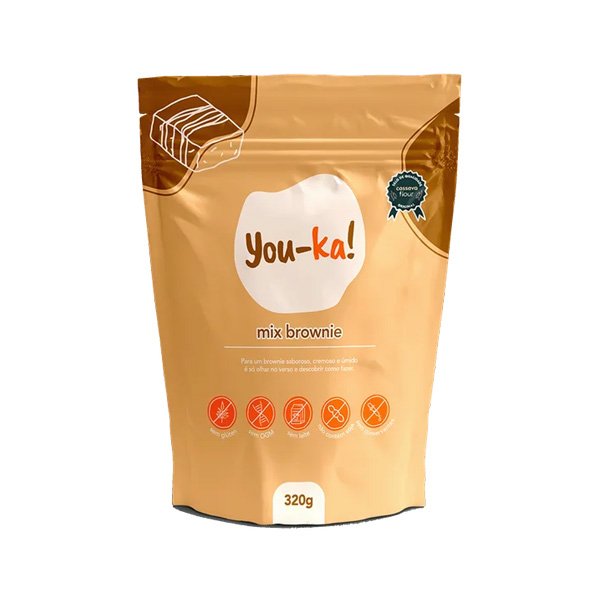 Mix para Brownie Sem Glúten You-ka! - 320g