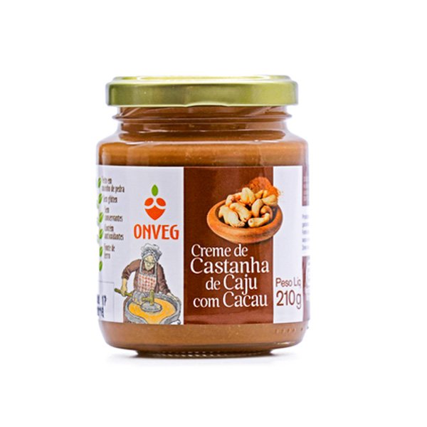 Creme de Castanha de Caju com Cacau - 210g