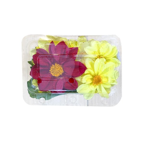 Flor Comestível Dália -  bandeja