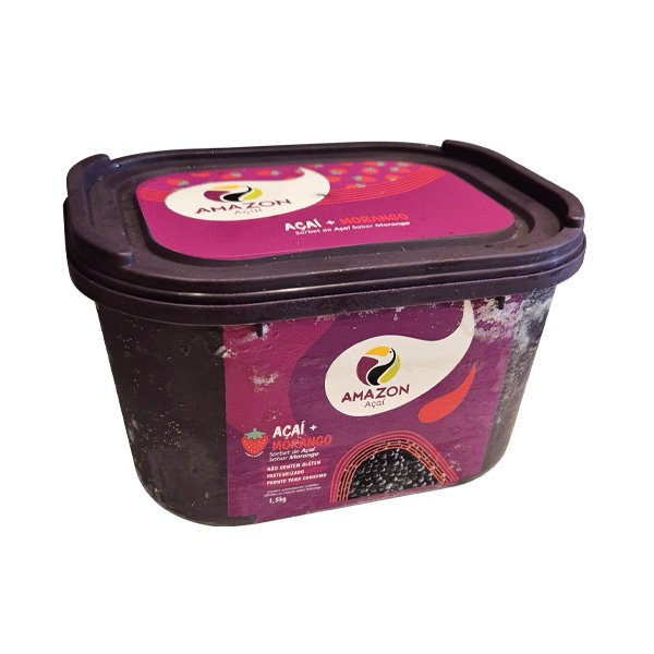 Açai Sorbet Pote Morango - 1,5kg
