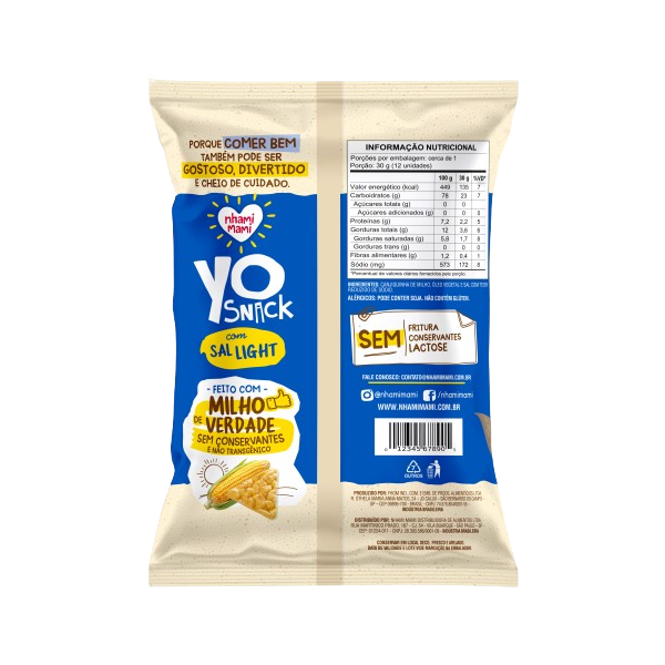 Yo Snack Sal Light Nhami Mami - 40g