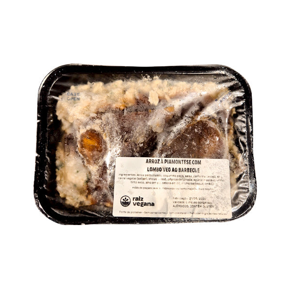 Arroz à Piamontese com Lombo ao Barbecue Raiz Vegana - 420g