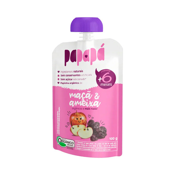 Papinha Maçã e Ameixa Papapá - 100g