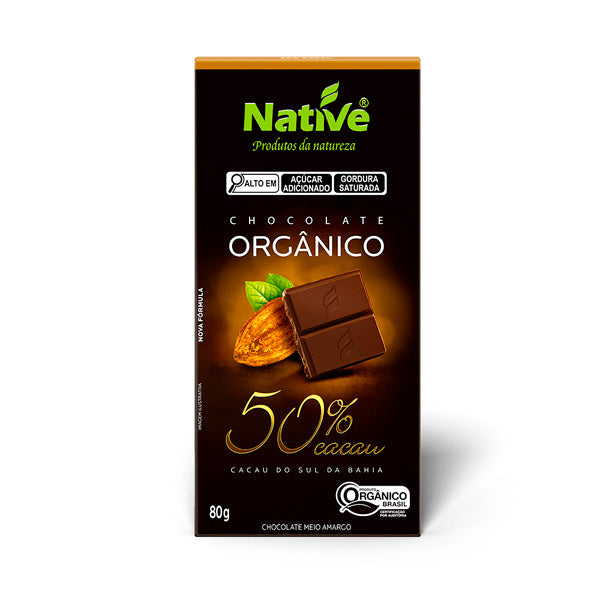 Chocolate 50% Cacau Native - 80g