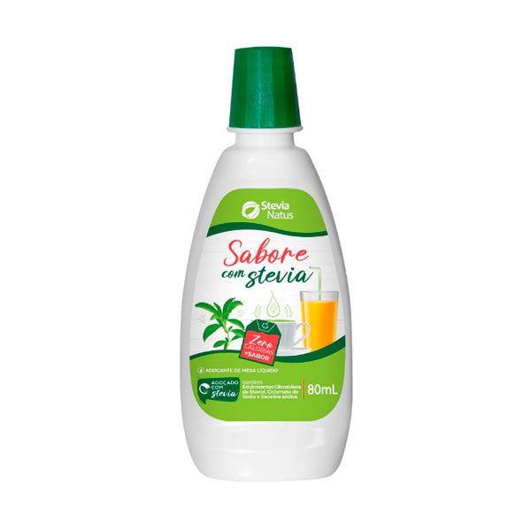 Adoçante Líquido Sabore com Stevia - 80ml