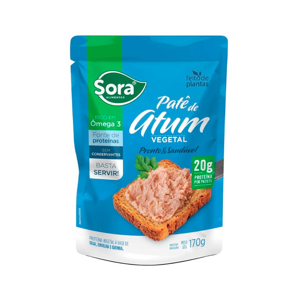 Patê de Atum Vegetal Pronto & Saudável Sora - 170g