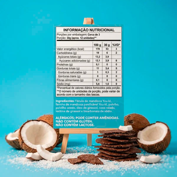 Youkitas de Coco Sem Glúten You-ka! - 80g
