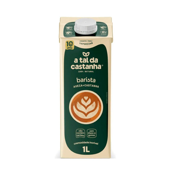 Leite Barista Aveia+Castanha A Tal da Castanha - 1l