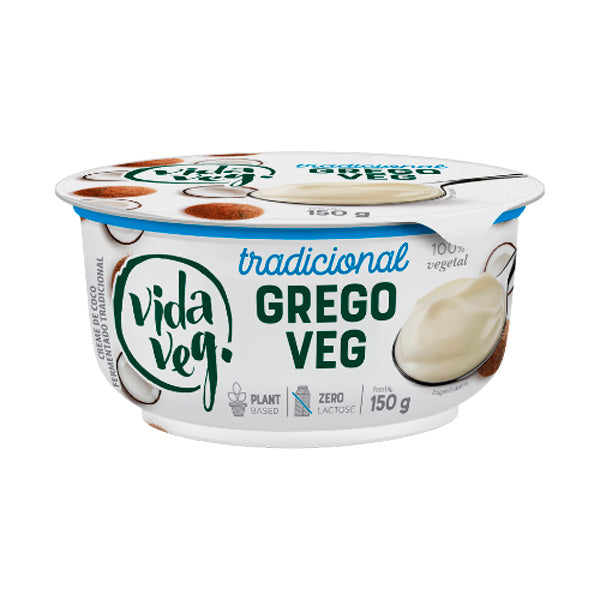 Iogurte Grego Tradicional Vida Veg - 150g