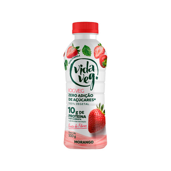 Iogurte Morango Zero Vida Veg - 500g