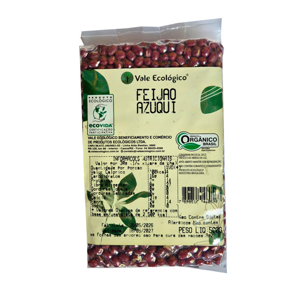 Feijão Azuqui Vale Ecológico - 500g