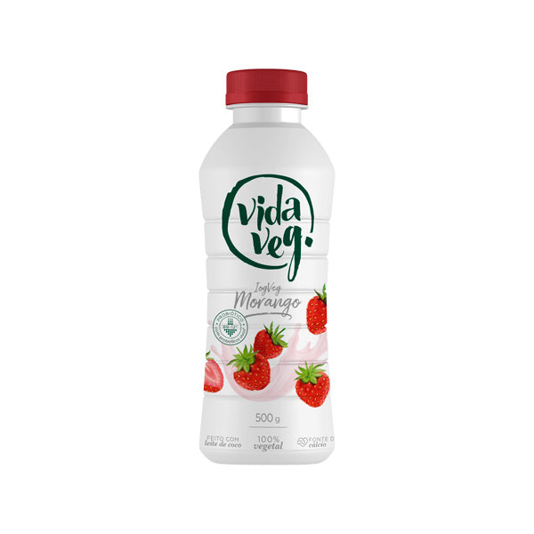 Iogurte Morango Vida Veg - 500g