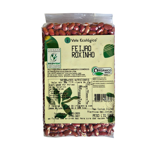 Feijão Roxinho Vale Ecológico - 500g