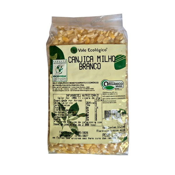 Canjica de Milho Branco Vale Ecológico  - 500g