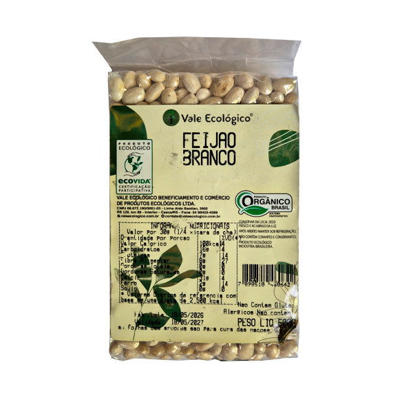 Feijão Branco Vale Ecológico - 500g
