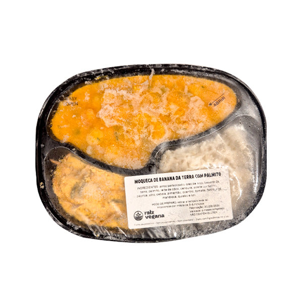 Moqueca de Banana da Terra c/ Palmito Raiz Vegana - 420g