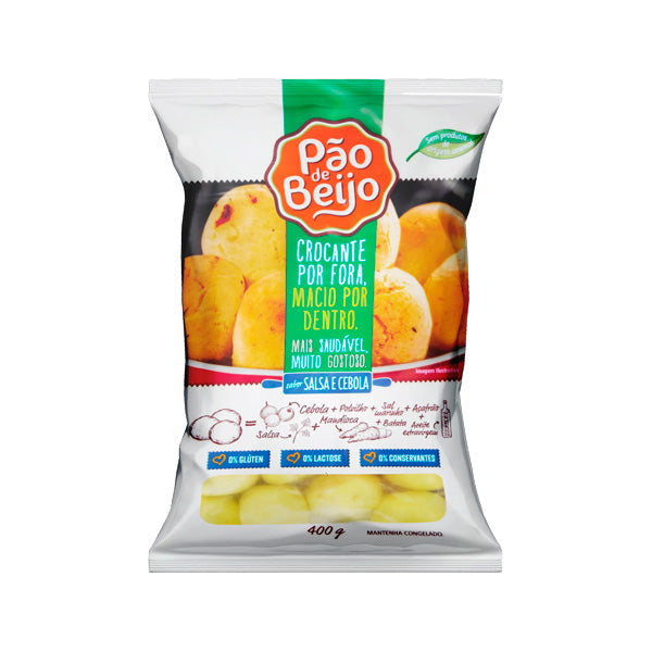 Pão de Beijo sabor Salsa e Cebola - 400g
