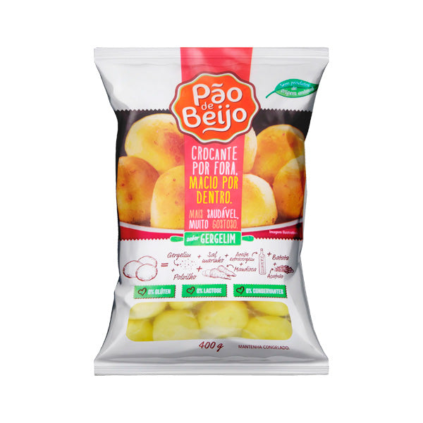 Pão de Beijo sabor Gergelim - 400g